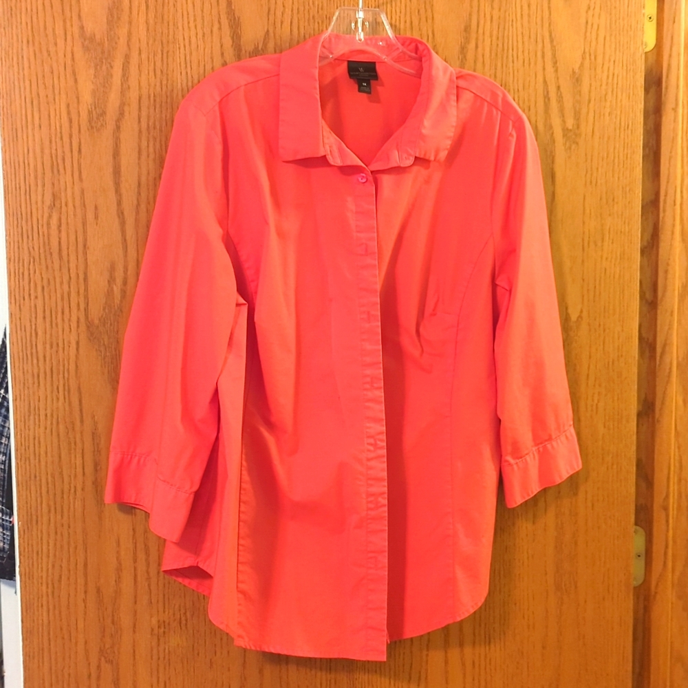 Worthington Woman 1X Button Down Shirt